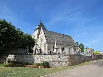 The church in Vatteville