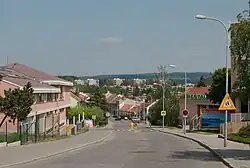 View of Řečkovice over Vážného street