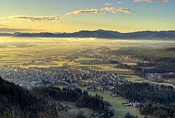 Image 10View from Šmarjetna Gora towards Škofja Loka