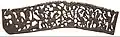 Gate, wood (relief), 45 cm × 172 cm (18 in × 68 in), MNMA