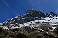 Snowy landscape of Mt. Tymphe