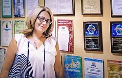 Elena Pindzhoyan in the Neposedy studio