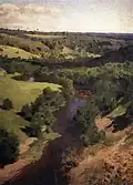 Vasily Polenov, "Vorya river", 1881