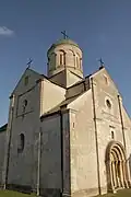Northwestern side of the church