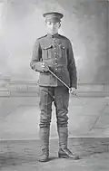 Private Yitzhak Ben-Zvi as a volunteer in the Jewish Legion, 1918