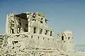 One of the sections of the Muhammad bin Abdul Wahhab al-Faihani Palace after the corridor connecting it to one of the towers fell.