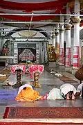 Inner view of the Dhekiakhowa Bornamghor