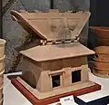 House-shaped haniwa from Maruzuka Kofun