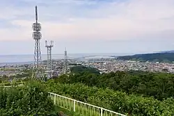Panorama view of Rumoi, from Senboudai