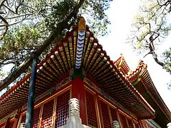 Underside decorations of Qin'an Hall of the Forbidden City