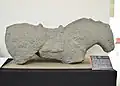 Sekiba (replica) from Ishiumadani Kofun [ja], Tottori Prefecture (Kamiyodo Hakuhō-no-Oka Exhibition Hall)