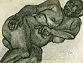 Dong-shin Bae 1978 Charcoal drawing 64.5x49.7 cm