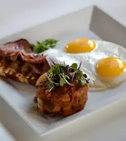 Meat and eggs