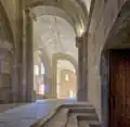 Half barrel vaulted side aisle