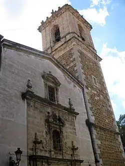 The parish church of the Assumption in Benassal.