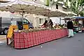 market in Mouriès, Cours Paul Revoil