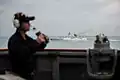 Xuzhou underway with USS Stethem on 19 November 2015.