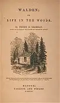 Walden by Henry David Thoreau, 1854