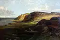 Hinrich Wrage Morsumkliff, Sylt, oil painting, 1902