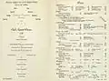 The Pine Grill Menu (inside, circa July 1949)