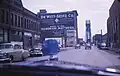 Lake Avenue view of the Dewitt-Seitz Building taken in 1952