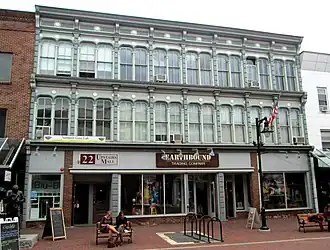 20-26 Church Street, in the Italianate style (1874)