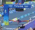 Snowsill crossing the finish line.
