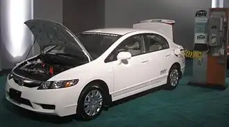 Image 4Honda Civic GX, a natural gas-powered automobile sold in North America from 1998 to 2015 (from Natural gas)
