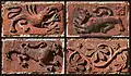 Brick friezes on Steffenshagen village church