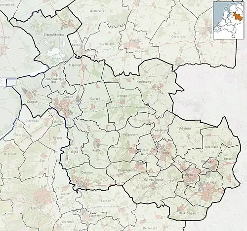 Twenterand is located in Overijssel