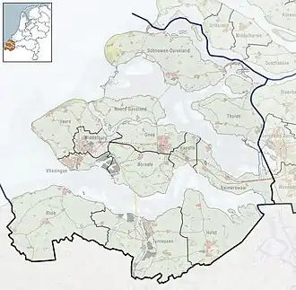 Cadzand is located in Zeeland
