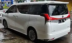 Lexus LM 350 rear