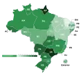 Simone Tebet (MDB) vote distribution