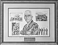 Composite portrait of General Hodges at the Museum of Aviation