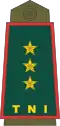 Letnan jenderal[24] (Indonesian Army)