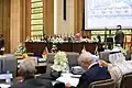Panel discussion during one of the plenary sessions