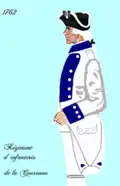 Regiment La Couronne, 1762 to 1776