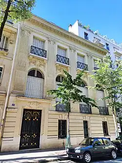 Hôtel Roxoroid de Belfort, Paris, 1911, by André Arfvidson [fr]