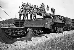 A 320 mm mle 1917 in German service.