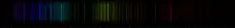 Color lines in a spectral range