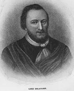 Image 9Delaware was named for Thomas West, 3rd Baron De La Warr, an English merchant and governor of the Colony of Virginia from 1610 to 1618. (from History of Delaware)