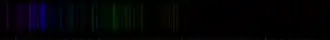 Color lines in a spectral range