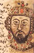 An imaginary portrait of Zeno (r. 474–491), whose reign saw the end of the western line of emperors.