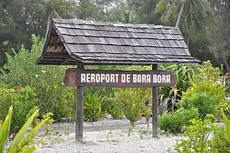 Airport signage