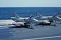 VA-12 A-4Cs on FDR, in 1962–64.