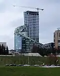 #Tower Apartment Block, the second tallest building in Vilnius, under construction in 2017
