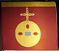 Colour of Uppland Regiment (I 8/S 1) which was presented to the regiment by His Majesty the King Gustaf VI Adolf in 1955.