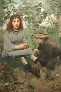 A Daydream by Edward Arthur Walton, 1885, National Gallery of Scotland