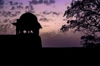 Sunset at Rani Roopmati Pavilion