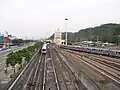 Nangang Depot reception and stabling tracks